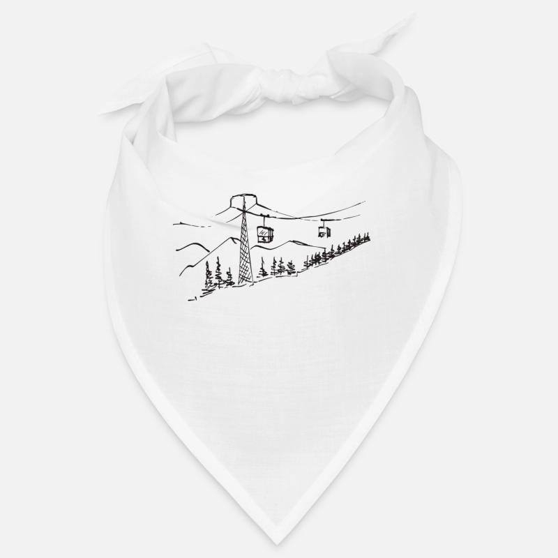 Téléphérique - Bandana - blanc