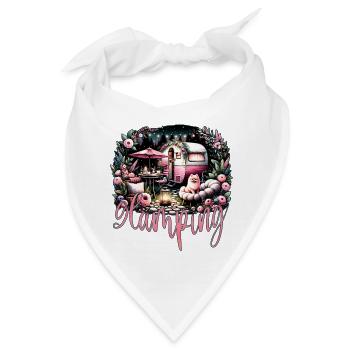 Glamping - Ein Kunstwort - Bandana - Weiß - Vorne