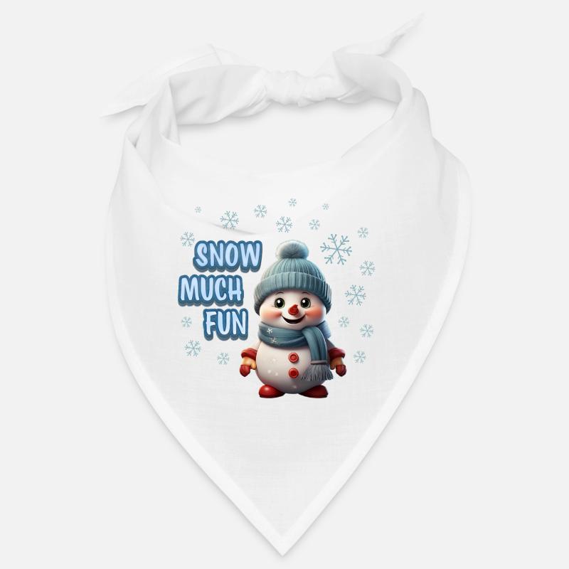 SNOW MUCH FUN - Bonhomme de neige mignon Bandana