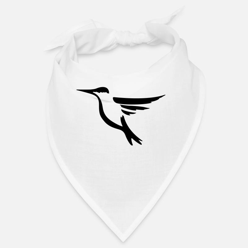 Hummingbird 2 - idée de cadeau d'oiseau - Bandana - blanc