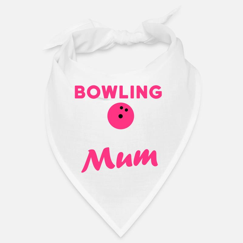 Bowling mum (Bowlingkugel, umkippende Bowlingpins) Bandana