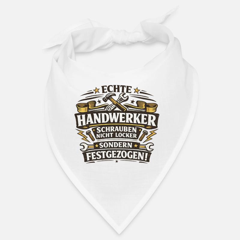 Echte Handwerker Schrauben Festgezogen Bandana