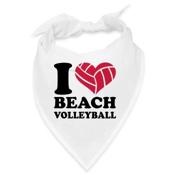 Beachvolleyball - Bandana - Weiß - Vorne