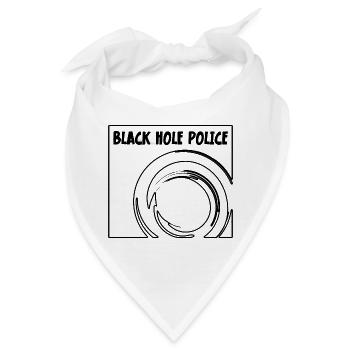 James Webb Space Telescope Black Hole Police - Bandana - Weiß - Vorne