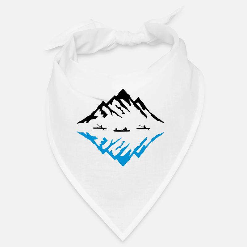 Canoe & Mountains, Reflection Bandana