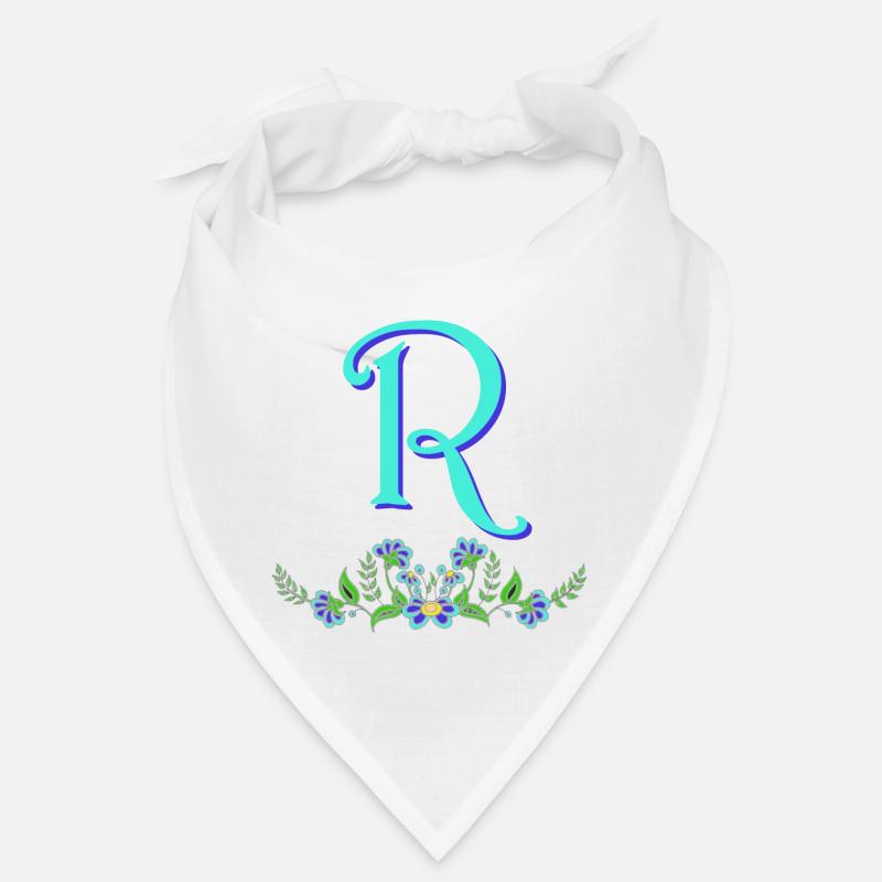 fleur bleu r Bandana