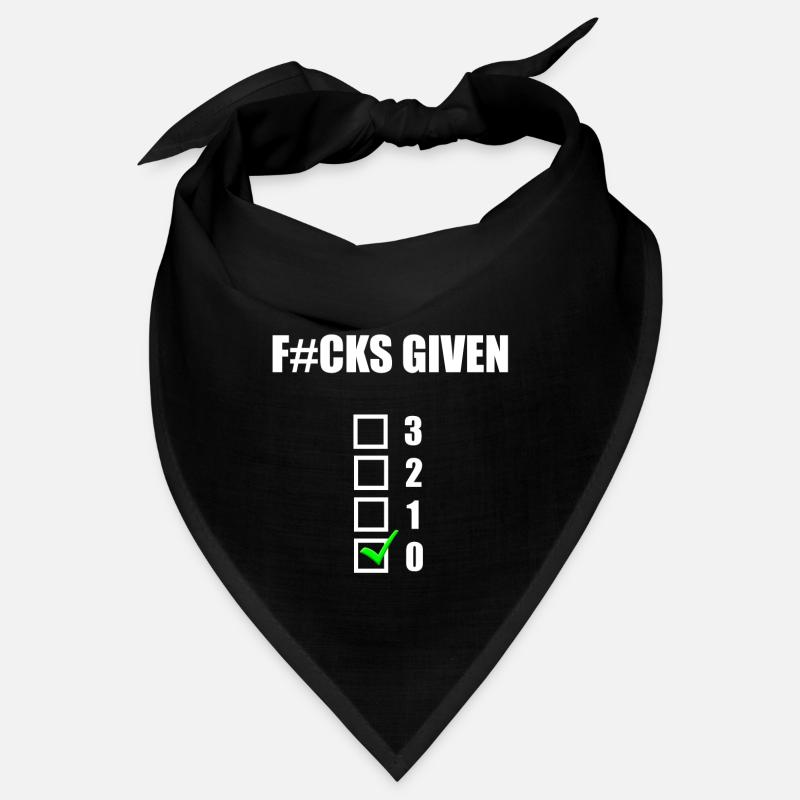 Zero F#cks Given Bandana