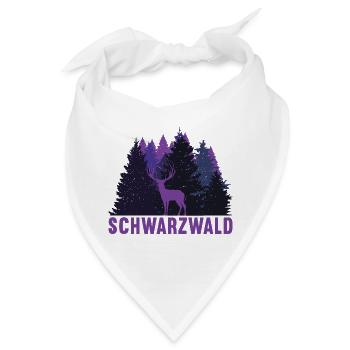 Schwarzwald - Bandana - Weiß - Vorne