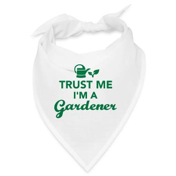Gärtner - Bandana - Weiß - Vorne