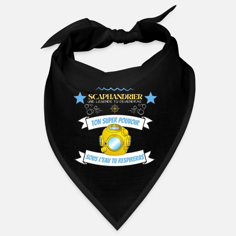 scaphandrier légende idée cadeau et tshirt Bandana