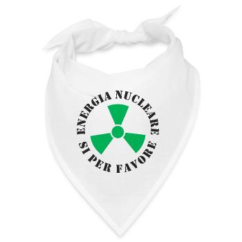 Kernkraft, Ja bitte - Bandana - Weiß - Vorne