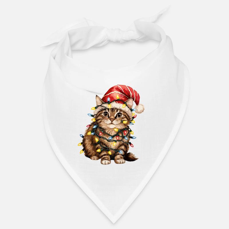 Chat de Noël Bandana