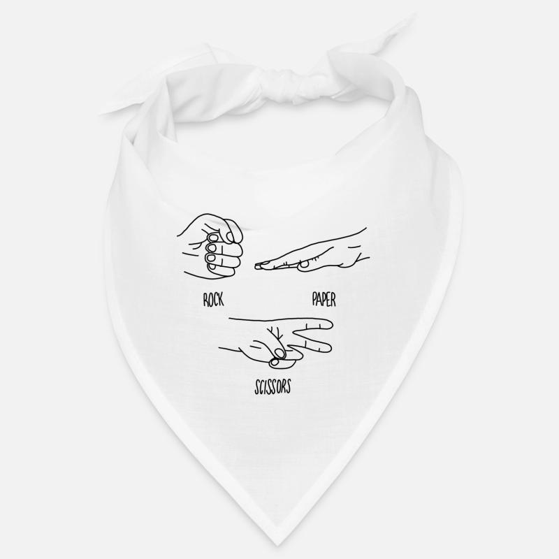 Pierre papier ciseaux Bandana