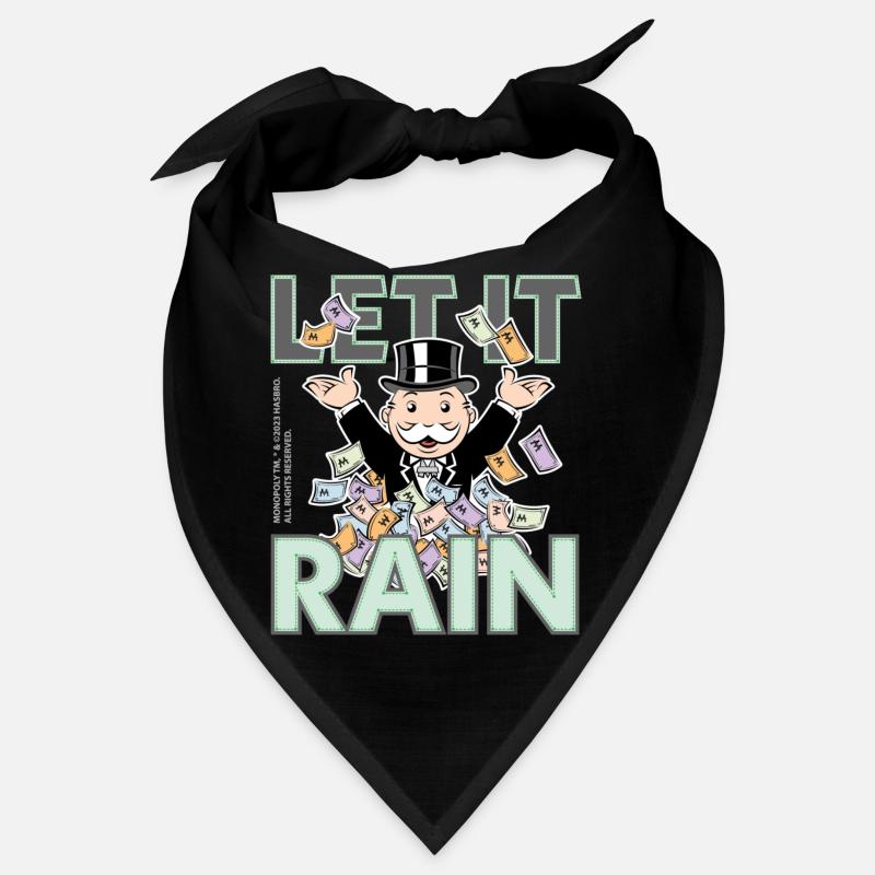 Monopoly Let It Rain Banknotes Bandana