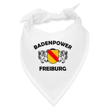 Lustige Freiburger Badner Sprücher - Bandana - Weiß - Vorne