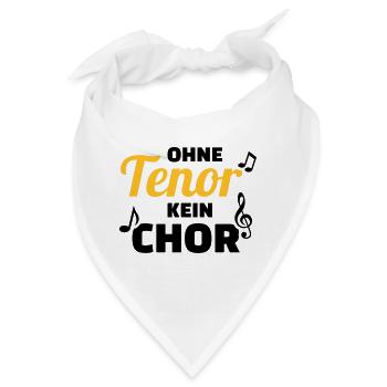 Chor - Bandana - Weiß - Vorne