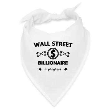 Der Wall Street Milliardär - Bandana - Weiß - Vorne