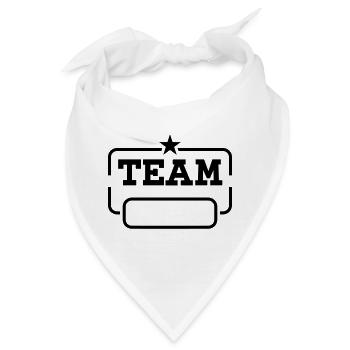 Team - Bandana - Weiß - Vorne