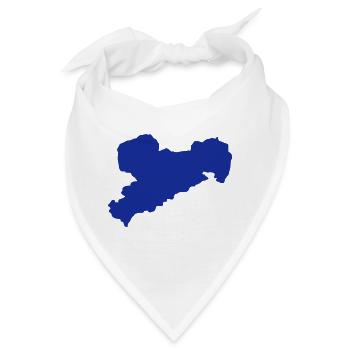 Sachsen - Bandana - Weiß - Vorne