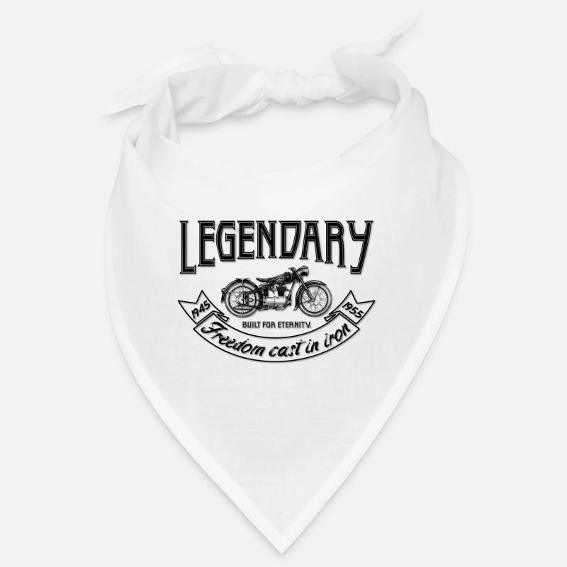 vaneemo® / Motorradlegende - Bandana - Weiß