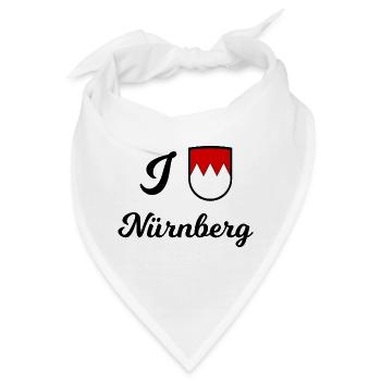 Die Nürnberger - Bandana - Weiß - Vorne