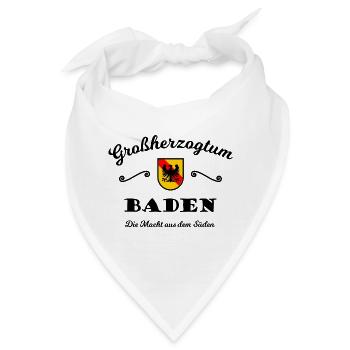 Die Badner Macht aus dem Süden - Bandana - Weiß - Vorne