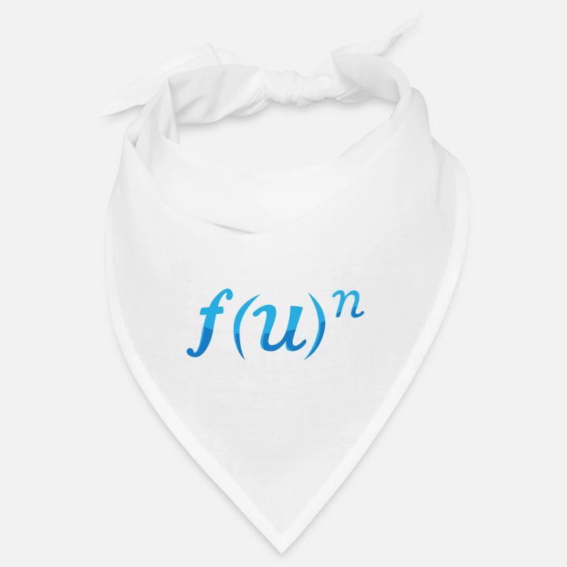 Math Is Mathe Mathematik Lehrer Wissenschaft - Bandana - Weiß