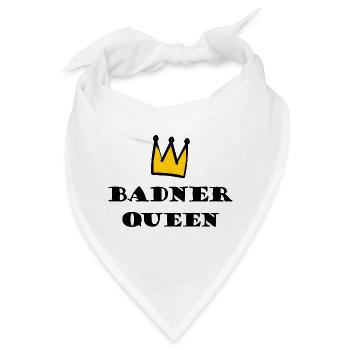 Die Königin aus Baden - Bandana - Weiß - Vorne