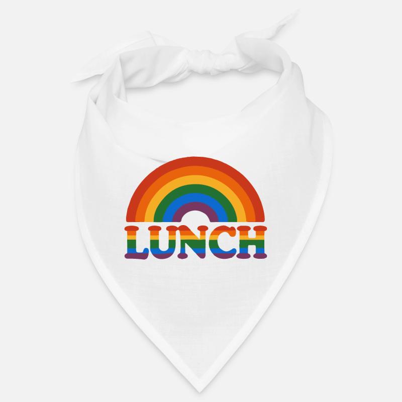 LGBTQ Regenbogen Mittagessen - Bunte Pride Bandana