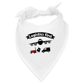 Transport und Lieferung - Bandana - Weiß - Vorne