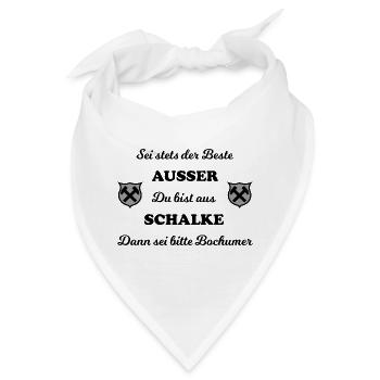 Daheim im Ruhrpott - Bandana - Weiß - Vorne