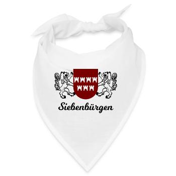 Die Heimat Siebenbürgen - Bandana - Weiß - Vorne