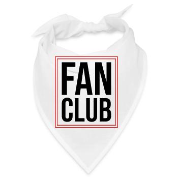 Fan Club - Bandana - Weiß - Vorne