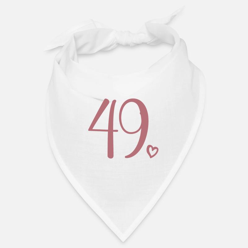 Mignon numéro 49, 49 ans, cadeau de 49e anniversaire Bandana