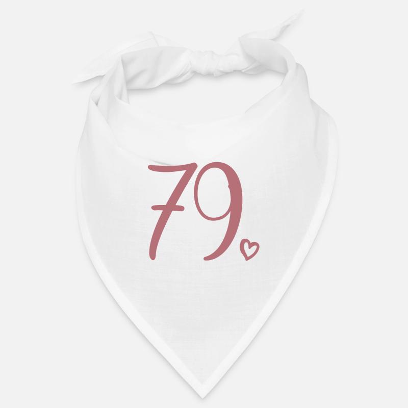 Mignon numéro 79, 79 ans, cadeau de 79e anniversaire Bandana