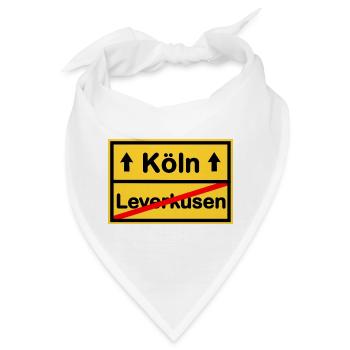 Nummer eins Köln - Bandana - Weiß - Vorne