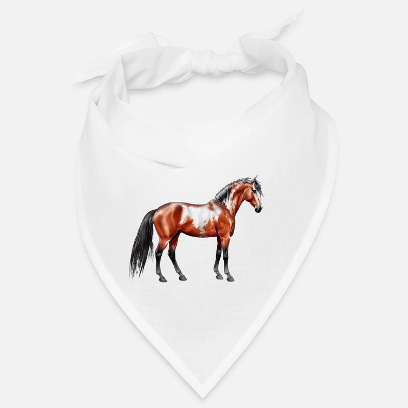 de pluie - Cheval, debout Bandana
