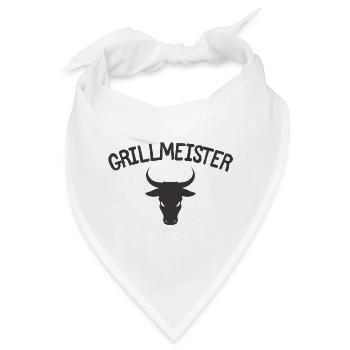 Grillmeister - Bandana - Weiß - Vorne