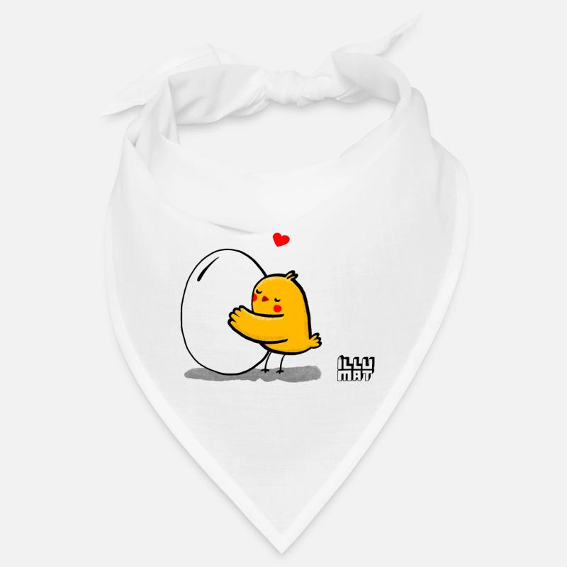 Sibling Egg - Bandana - white