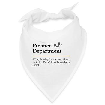 Wertsteigerungsgeschenk der Finanzabteilung - Bandana - Weiß - Vorne