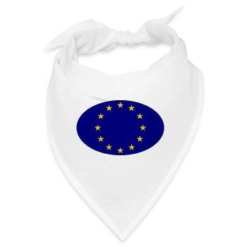 Aufkleber für Europa - Bandana - Weiß - Vorne