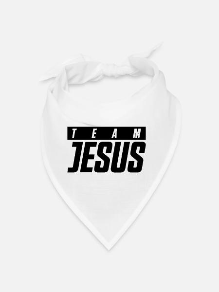 jesus team - Bandana - Weiß