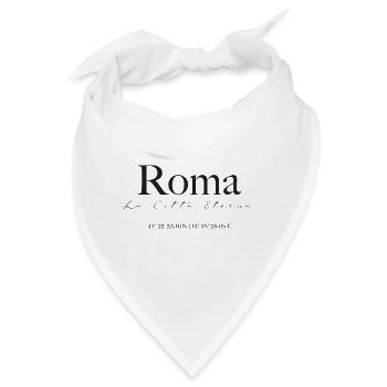 Roma la cita eterna - Bandana - Weiß - Vorne