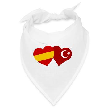 Die spanisch türkische Liebe - Bandana - Weiß - Vorne