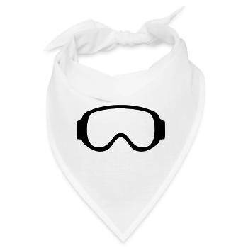 Skibrille - Bandana - Weiß - Vorne