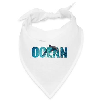 Ocean Delfin - Bandana - Weiß - Vorne