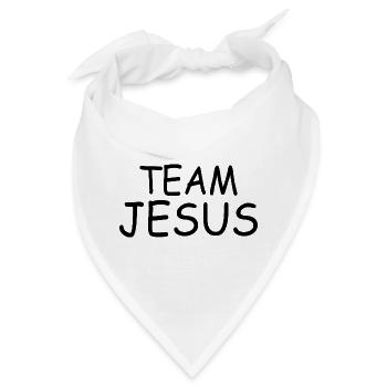 Team jesus - Bandana - Weiß - Vorne