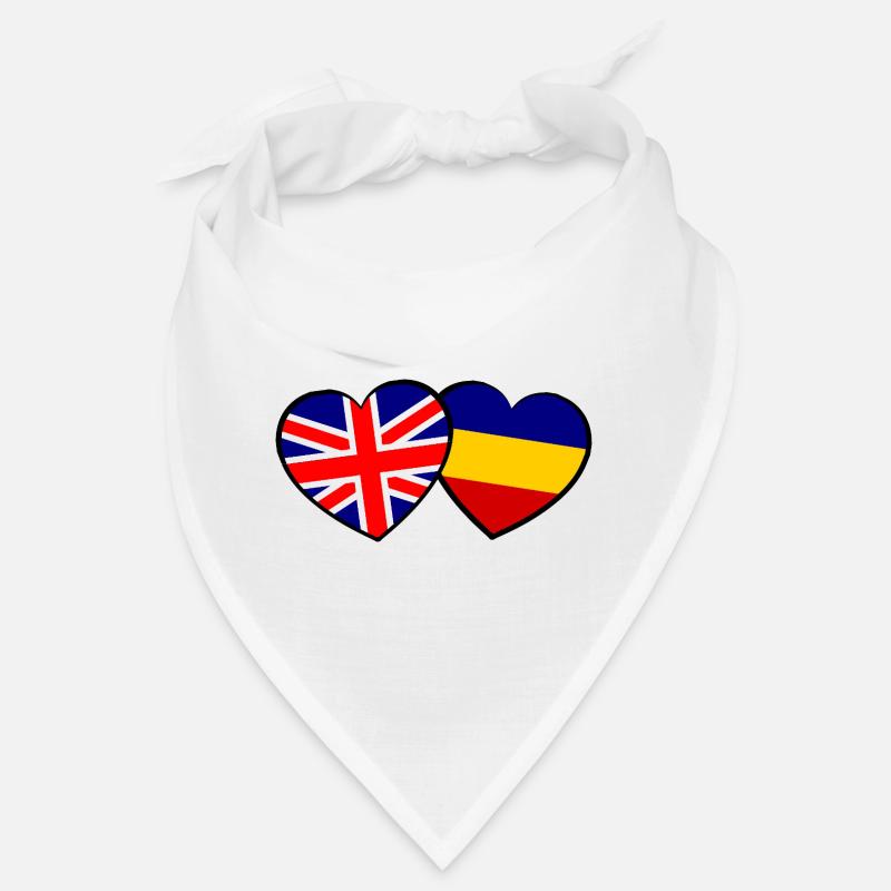 Die englisch rumaenischen Herzen Bandana