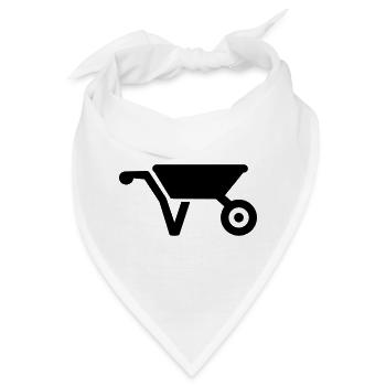 Schubkarre - Bandana - Weiß - Vorne