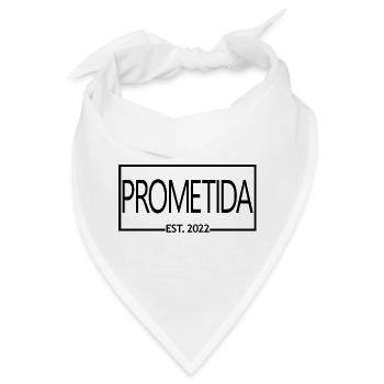 Prometida Est. 2022 Verlobte Verlobte Braut zu werden - Bandana - Weiß - Vorne